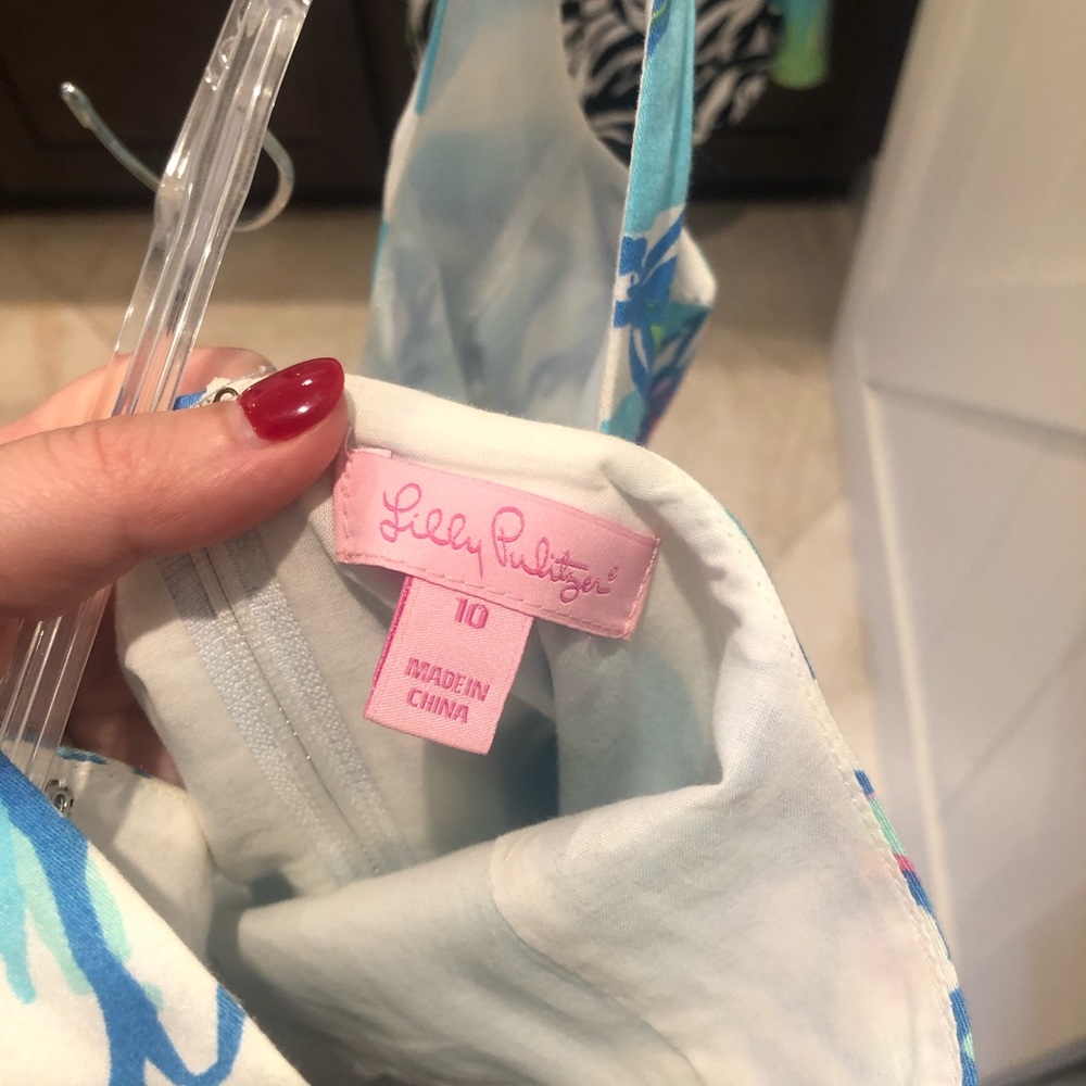 Lilly Pulitzer blue and white dress - Picture 5 of 7
